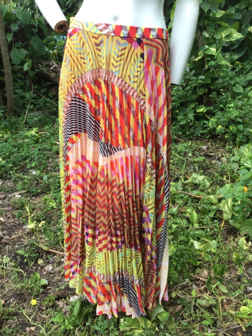 Vintage Alexis silk maxi skirt with silk underskirt - Picture 4 of 8